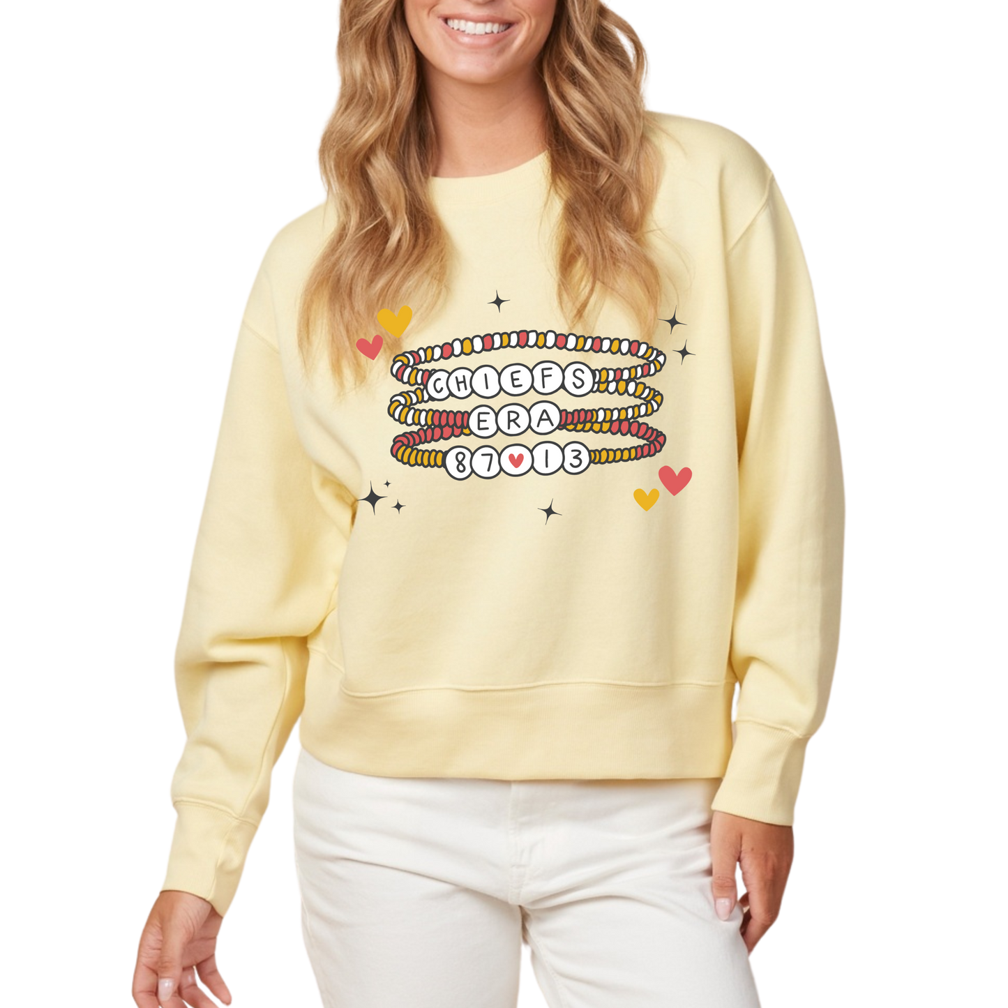 Ladies Boxy Chiefs Crewneck