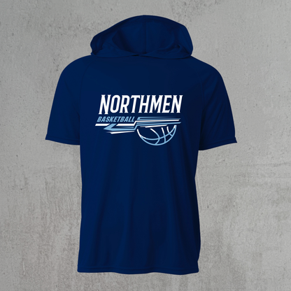 Petoskey Basketball: A4® N3408 Cooling Performance Short Sleeve Hooded Tee