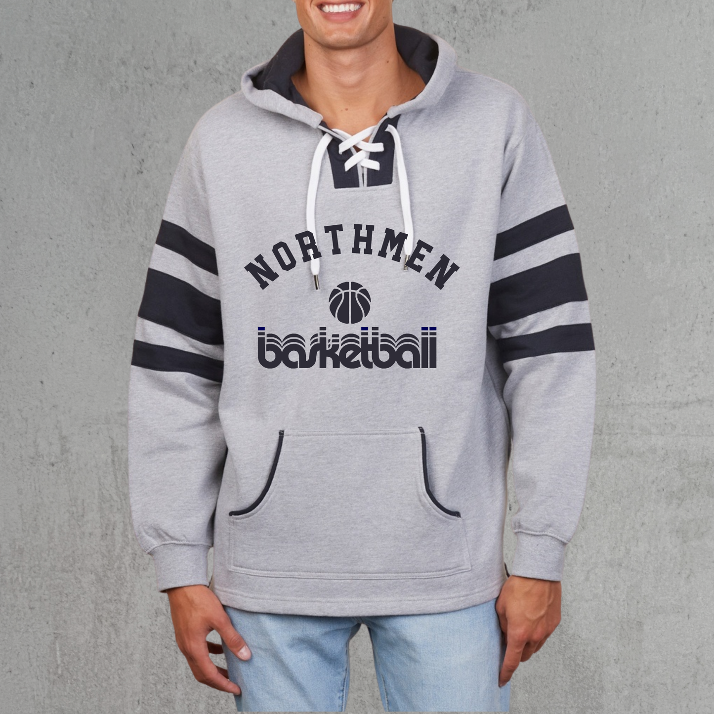 Petoskey Basketball:Enza® 36079 Adult Varsity Hockey Pullover Hood
