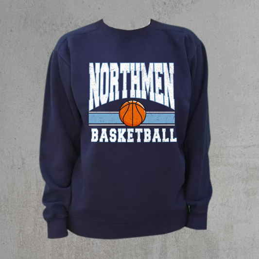 Petoskey Basketball: Comfort Colors® 1566 Adult Crewneck Sweatshirt