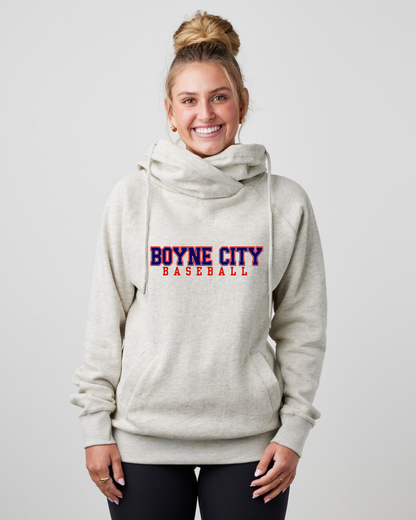 Enza® 32979 Ladies Classic Fleece Funnel Neck Pullover Hood