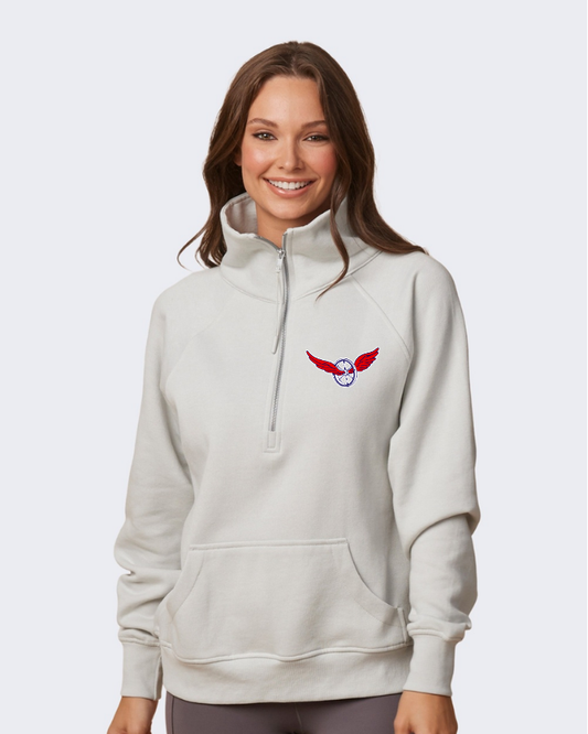 Enza® 31179 Ladies Boxy Half Zip Fleece