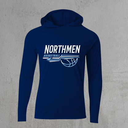 Petoskey Basketball:A4® N3409 Cooling Performance Long Sleeve Hoodie
