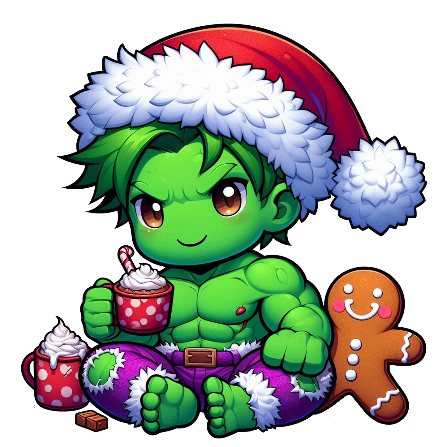 Superhero Christmas Cartoon Tee