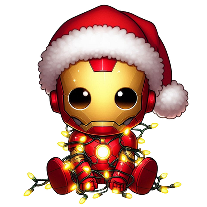 Superhero Christmas Cartoon Tee