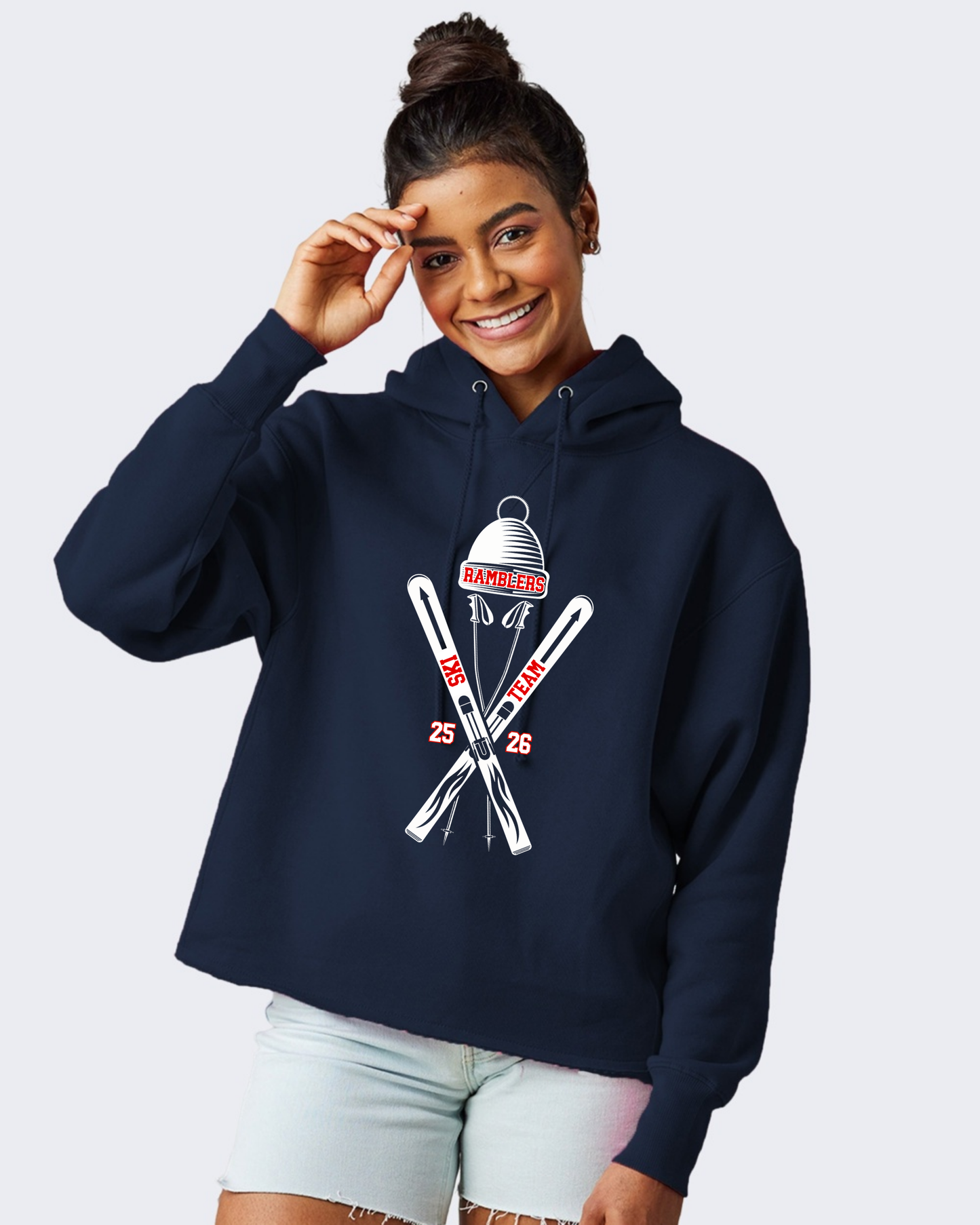 Ski Team Women's Boxy Hooded Sweatshirt