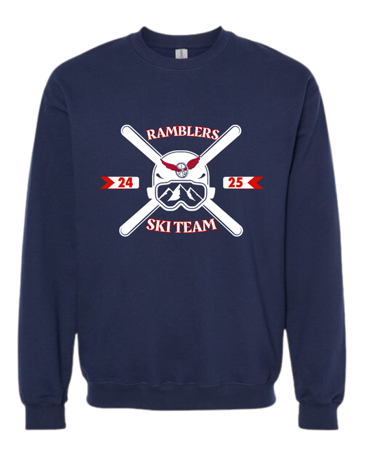 Ski Team Gildan Heavy Blend Crewneck Sweatshirt