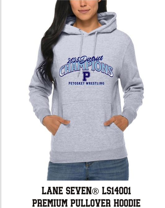 Petoskey Wrestling District Champions Hoodie Youth/Adult