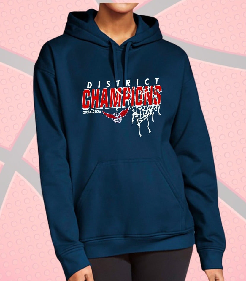 Boyne City Basketball District Champions Gildan SoftStyle Hooded Sweatshirt