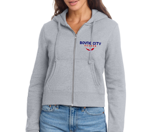 Soccer Women's Zip Hooded Sweatshirt