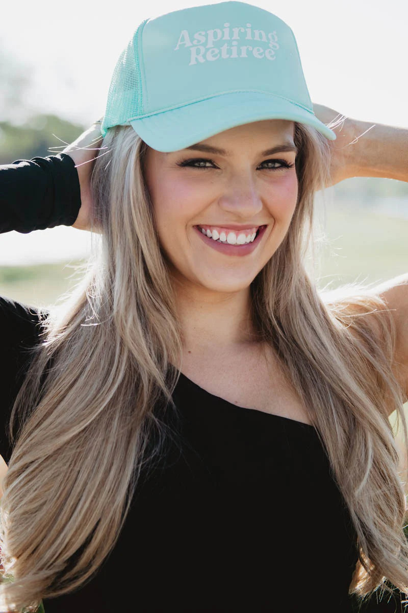 Aspiring Retiree Foam Mesh Hat