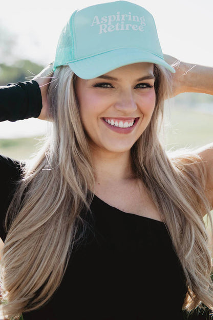 Aspiring Retiree Foam Mesh Hat