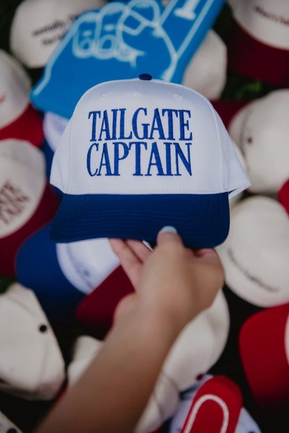 TAILGATE CAPTAIN Vintage Trucker Hats
