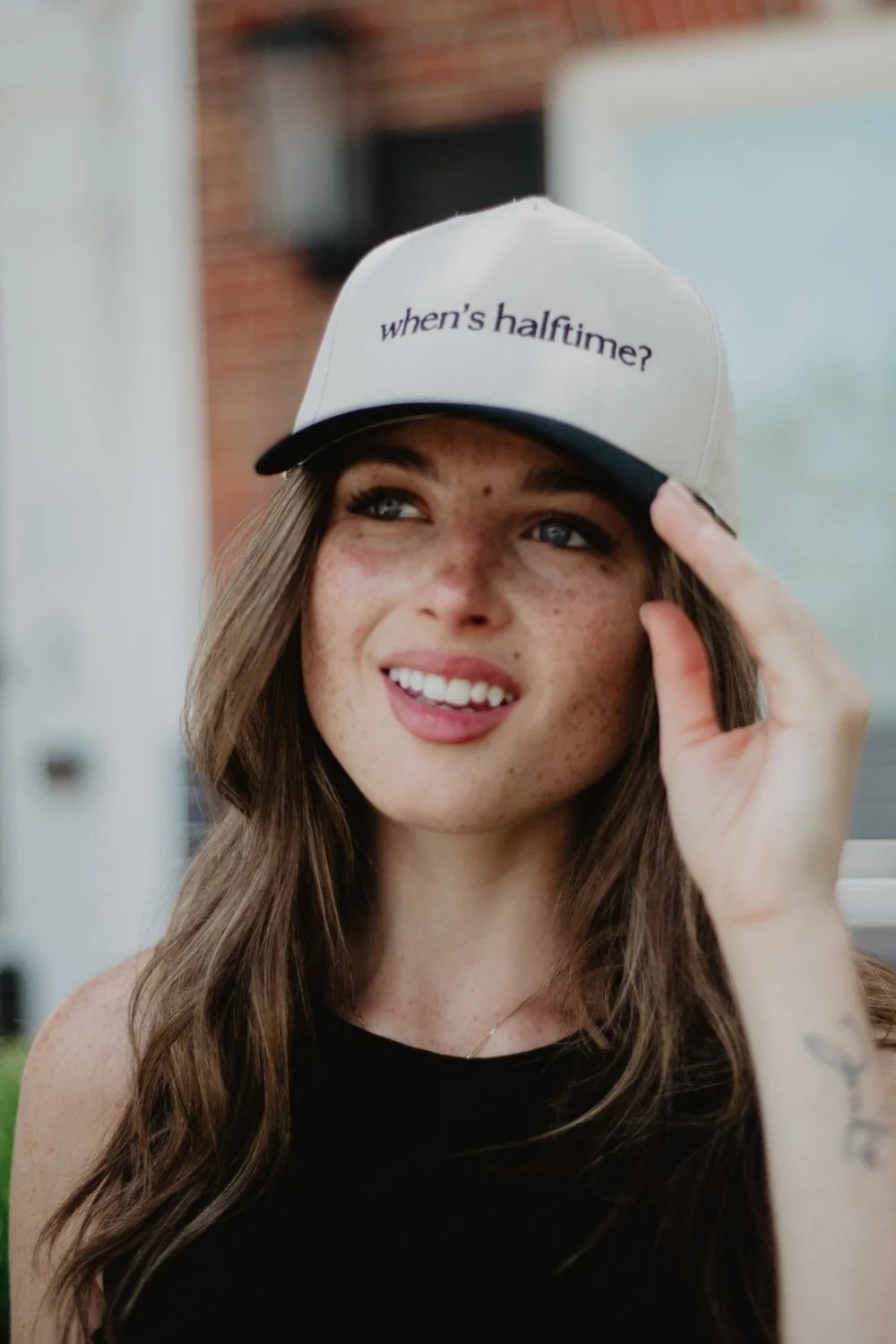 When's Halftime? Two-Toned Snapback Hat
