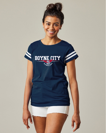 Boyne City Ramblers Enza® 14579 Ladies Jersey Football Tee