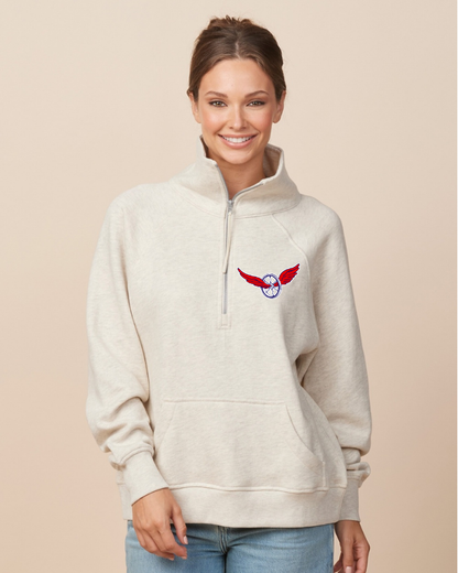 Boyne City Ramblers Enza® 31179 Ladies Boxy Half Zip Fleece