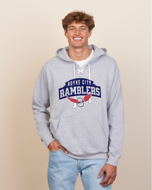 Boyne City Ramblers Enza® 35979 Adult Hockey Pullover Hood