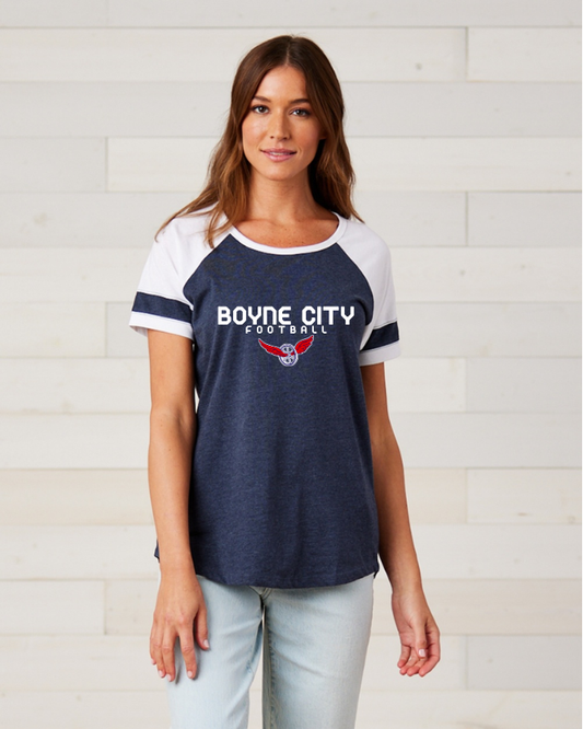 Boyne Football  Enza® 14579 Ladies Jersey Tee