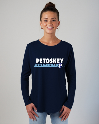 Petoskey Northmen Enza® 10579 Ladies Essential High-Low Long Sleeve Tee