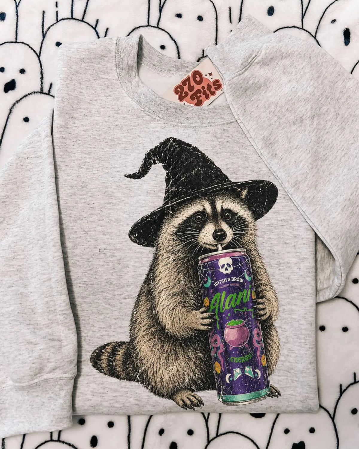 Raccoon Witches Brew Crewneck
