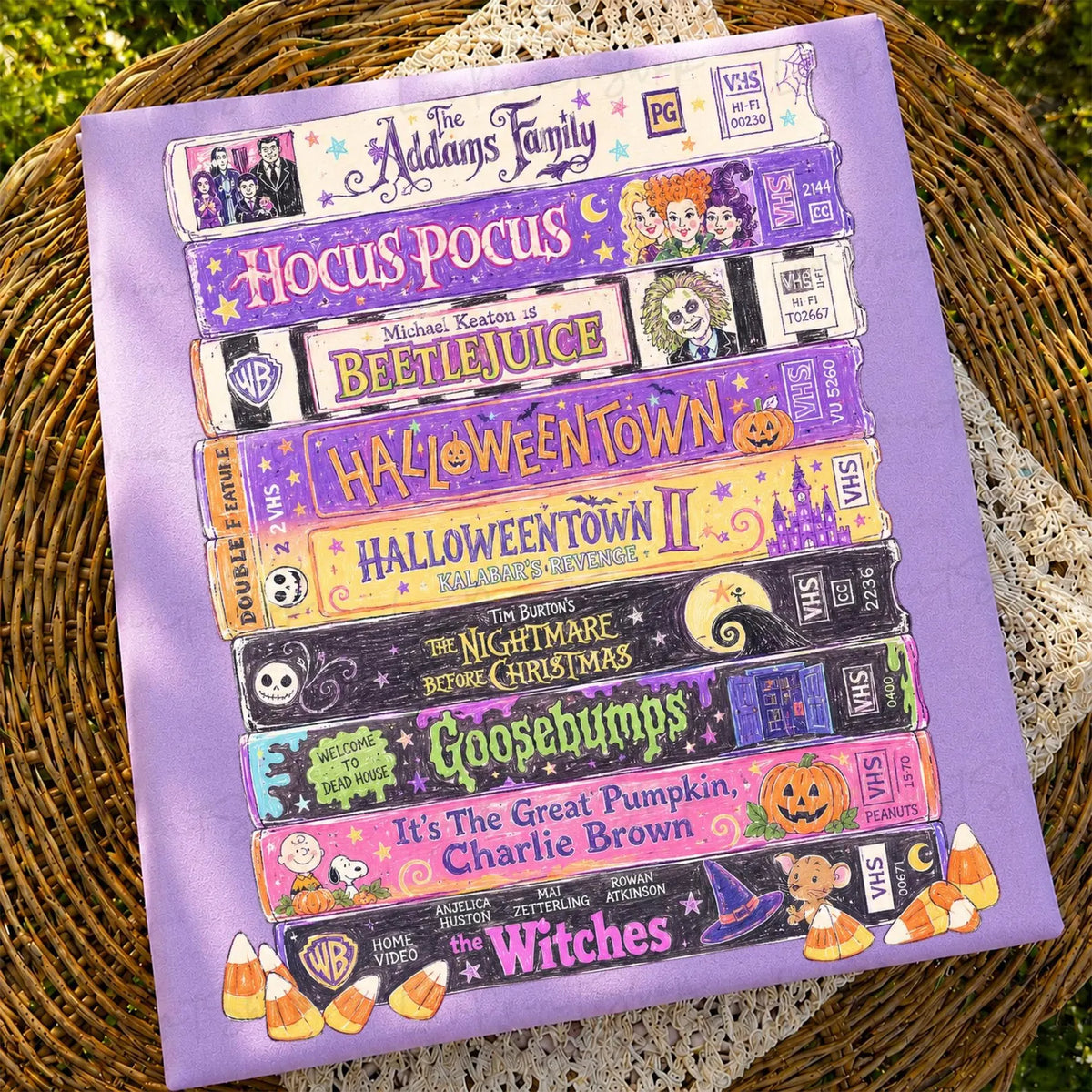 Halloween Movies Comfort Colors Tee