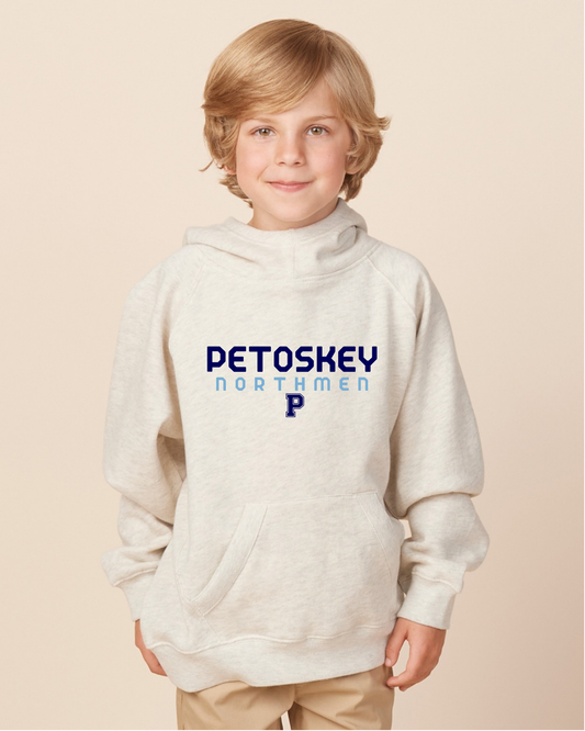 Petoskey Northmen Youth Enza Scuba Neck Hooded Sweatshirt