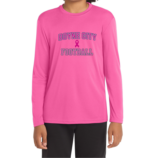 Boyne City Youth Football Pink Game: Performance Long Sleeve