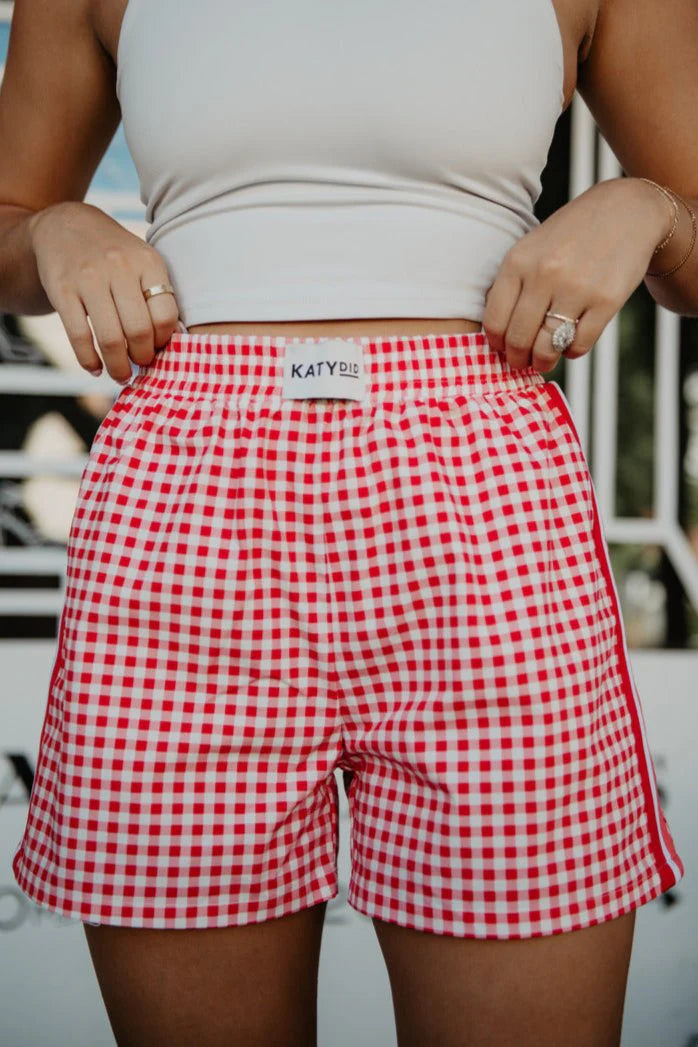 Plaid Boxers with Patterns