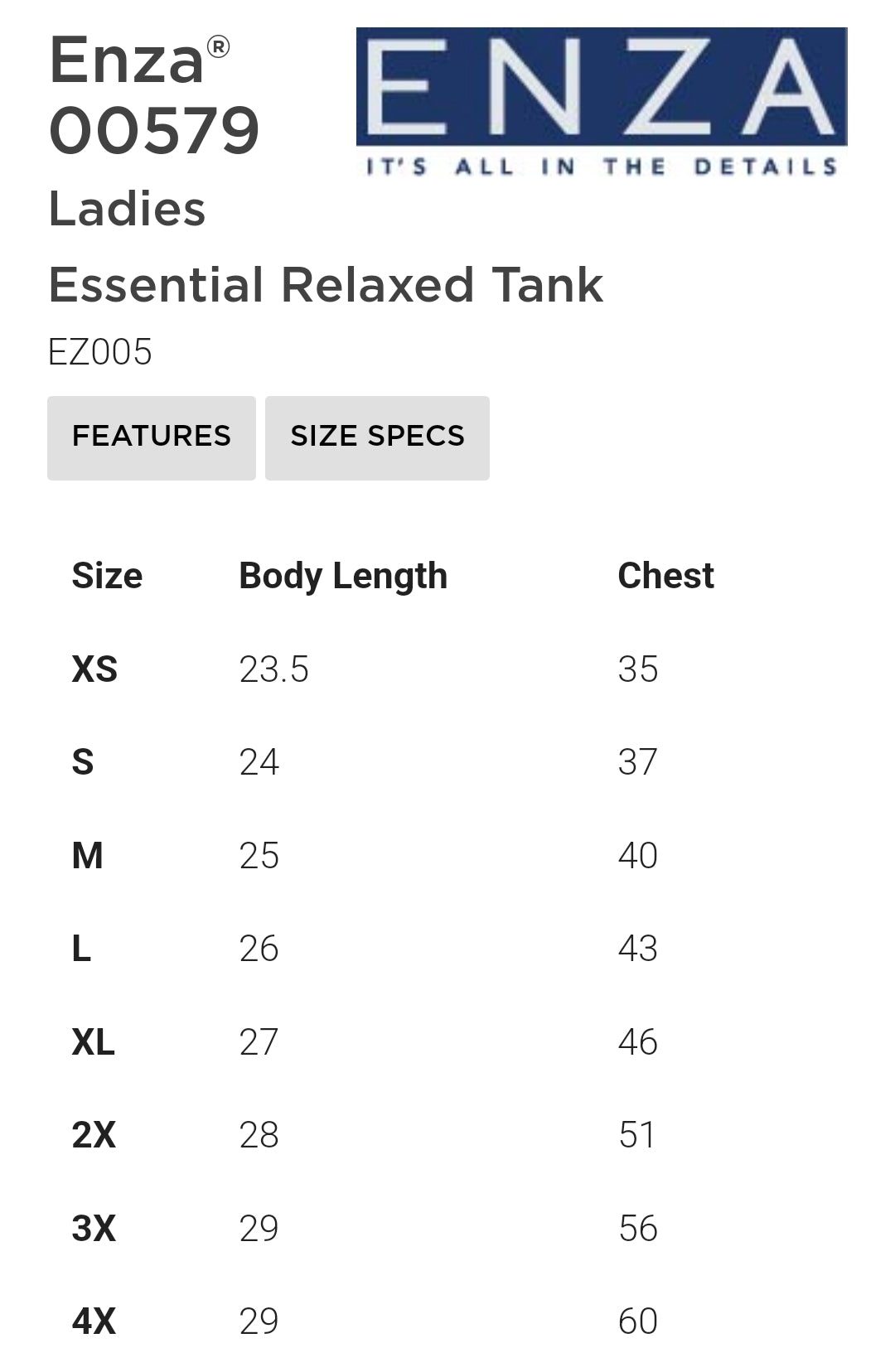 Enza Women's Relaxed Tank