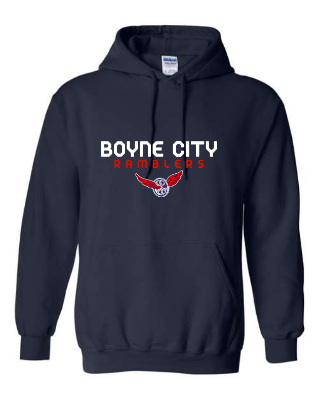 Boyne City Ramblers Toddler/ Youth Hooded Sweatshirt