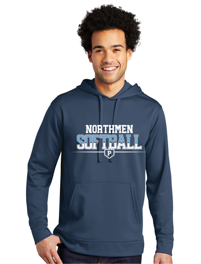 100% Polyester Performance Hooded Sweatshirt