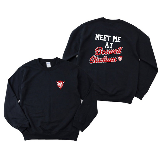 Meet Me at Boswell Stadium Crewneck