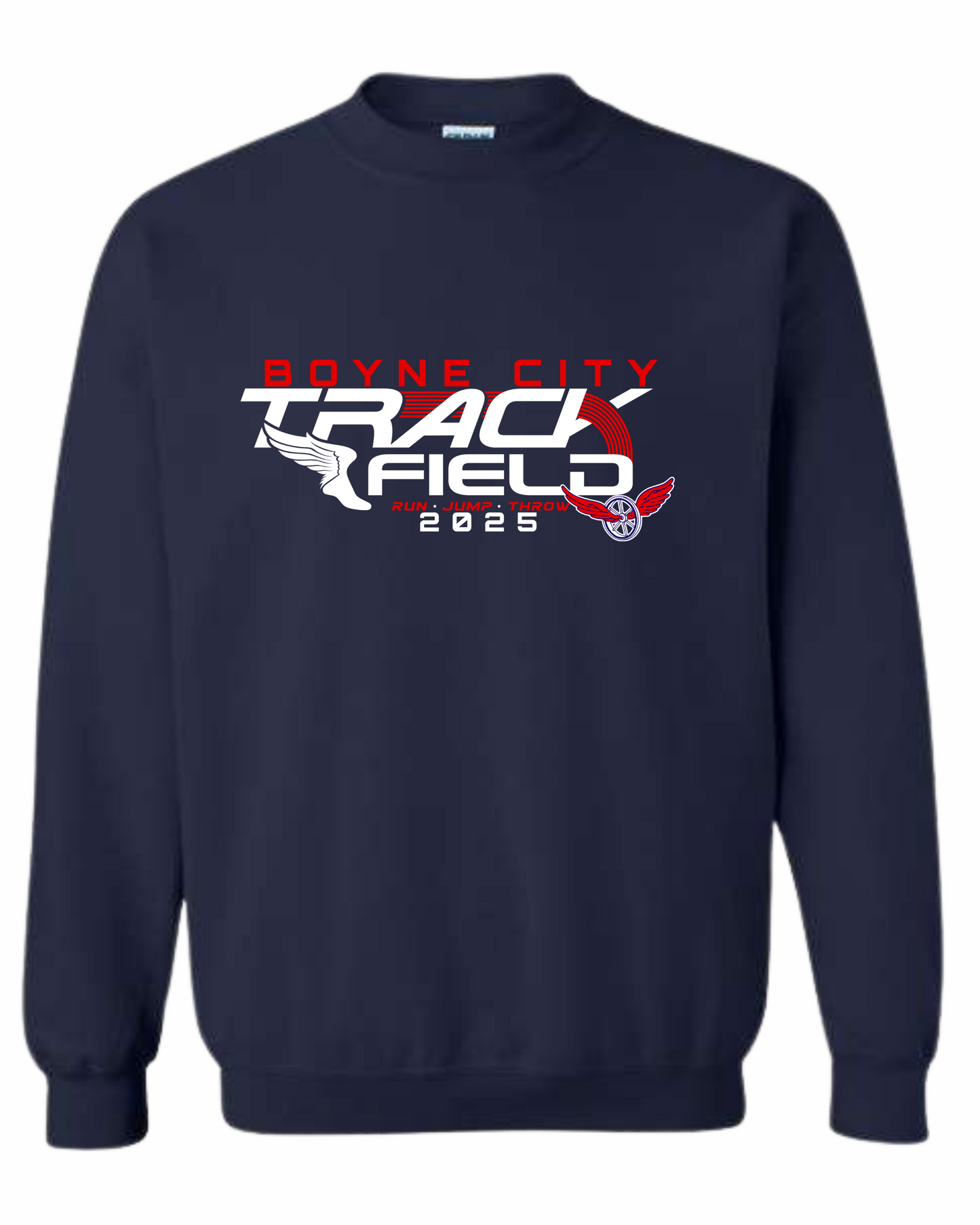 Basic Cotton Blend Crewneck Sweatshirt