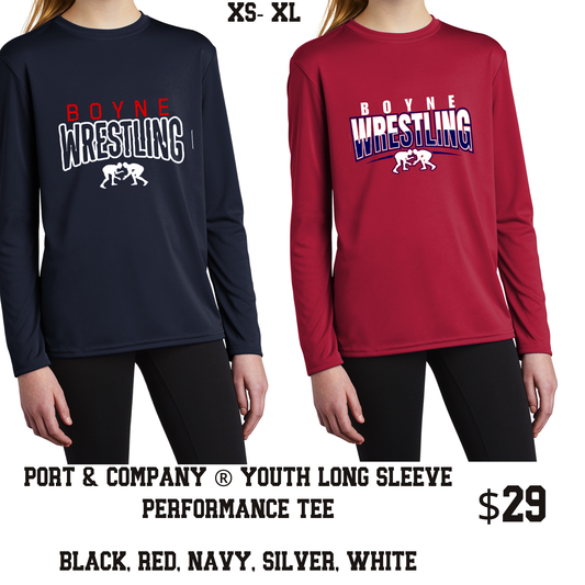 Wrestling: Youth Performance Long Sleeve