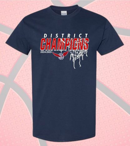 Boyne City Basketball District Champions Gildan Cotton Tee