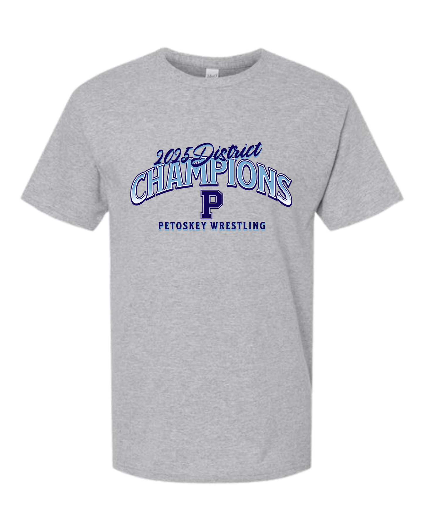 Petoskey Wrestling District Champions Tee Youth/Adult