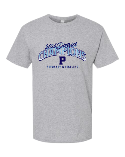 Petoskey Wrestling District Champions Tee Youth/Adult