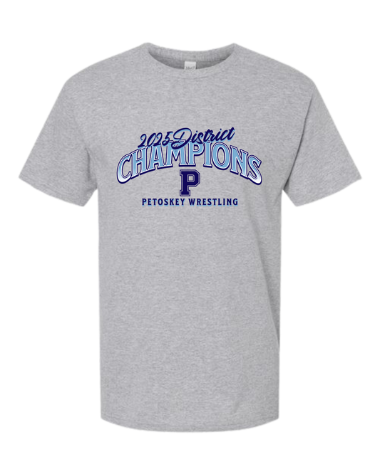 Petoskey Wrestling District Champions Tee Youth/Adult
