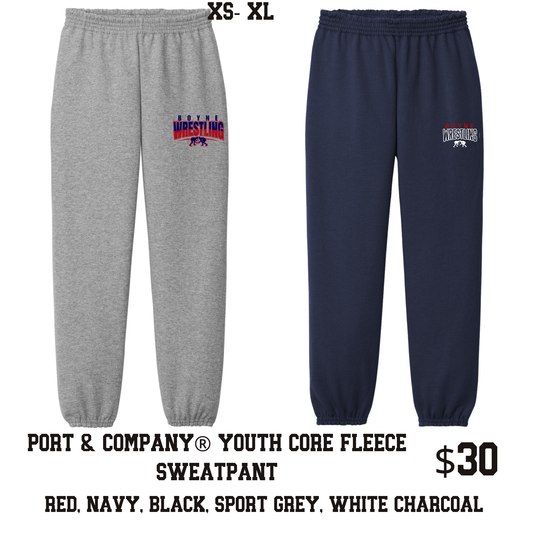 Wrestling: Youth Sweatpants