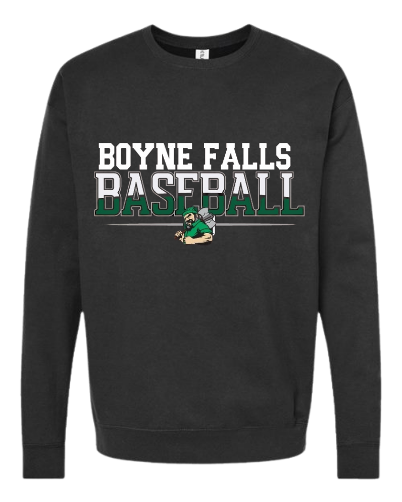 Basic Cotton Blend Crewneck Sweatshirt