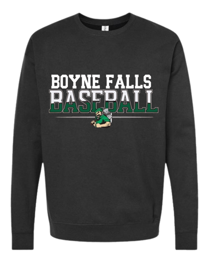 Basic Cotton Blend Crewneck Sweatshirt