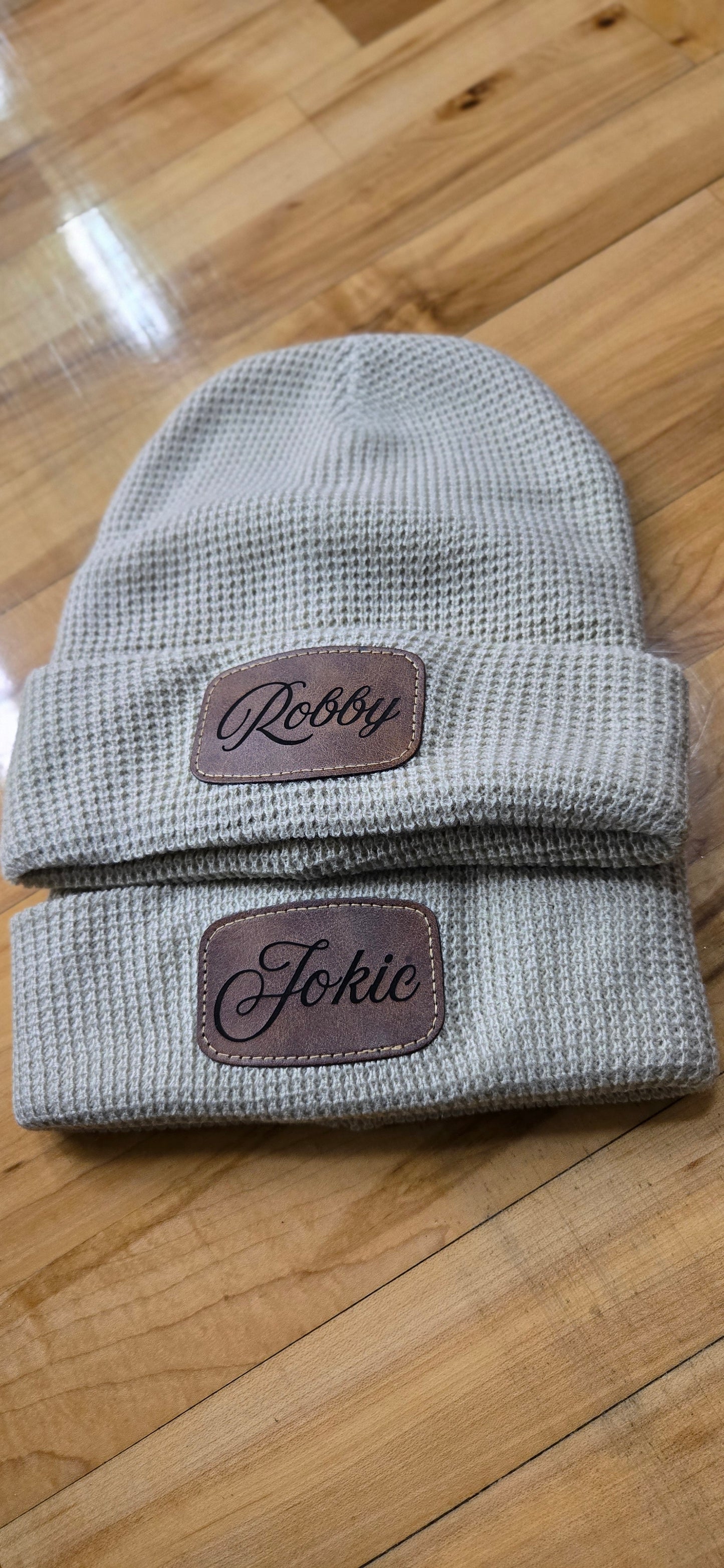 Customized Waffle Knit Beanie