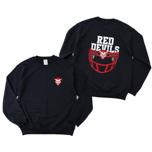 Front/Back Red Devils Crewneck