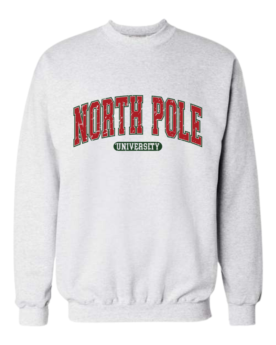 North Pole University Crewneck Sweatshirt