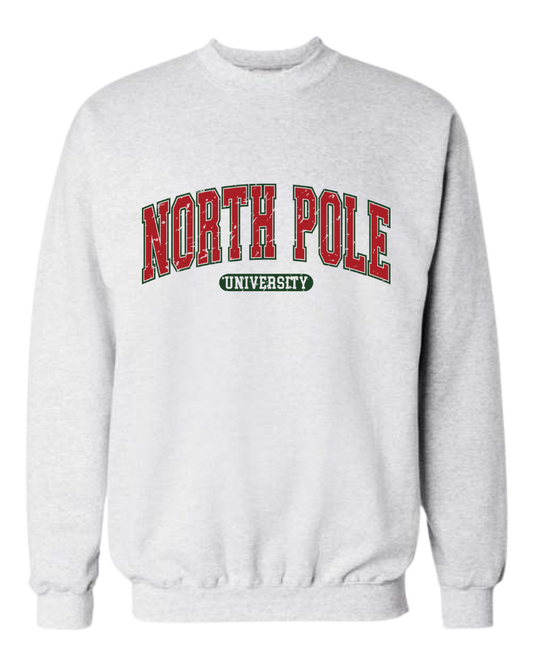 North Pole University Crewneck Sweatshirt