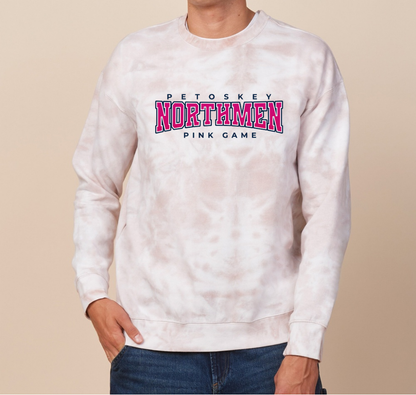 Petoskey Pink Game: Enza Tie Dye Crewneck