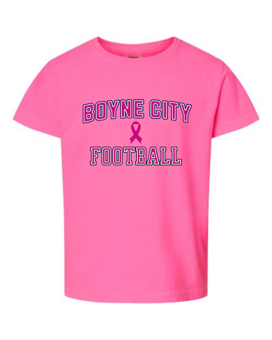 Boyne City Youth Football Pink Game: COTTON Tee