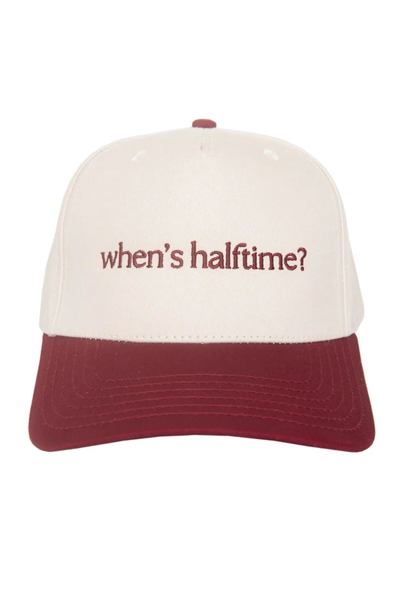 When's Halftime? Two-Toned Snapback Hat