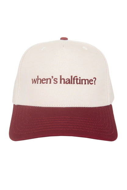 When's Halftime? Two-Toned Snapback Hat
