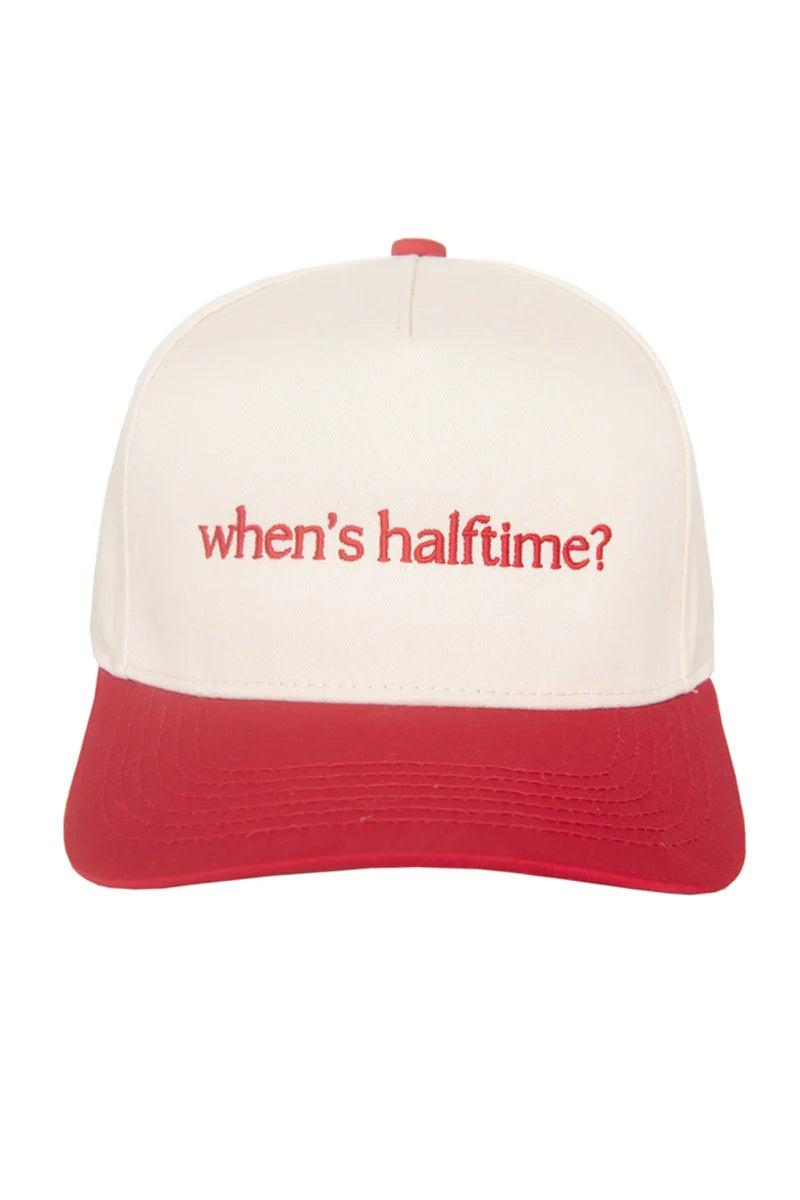 When's Halftime? Two-Toned Snapback Hat